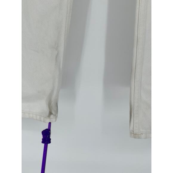 COS Women’s White Loose Fit Straight-Leg Denim High-Rise Jeans SZ 26 - Picture 7 of 11